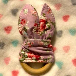 Bunny Ear Teething Ring